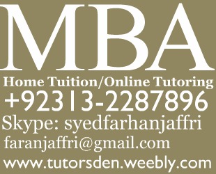 mba home tutor, mba home tuition, mba accounting, home tutor in lahore, karachi tutor academy, o'level accounting